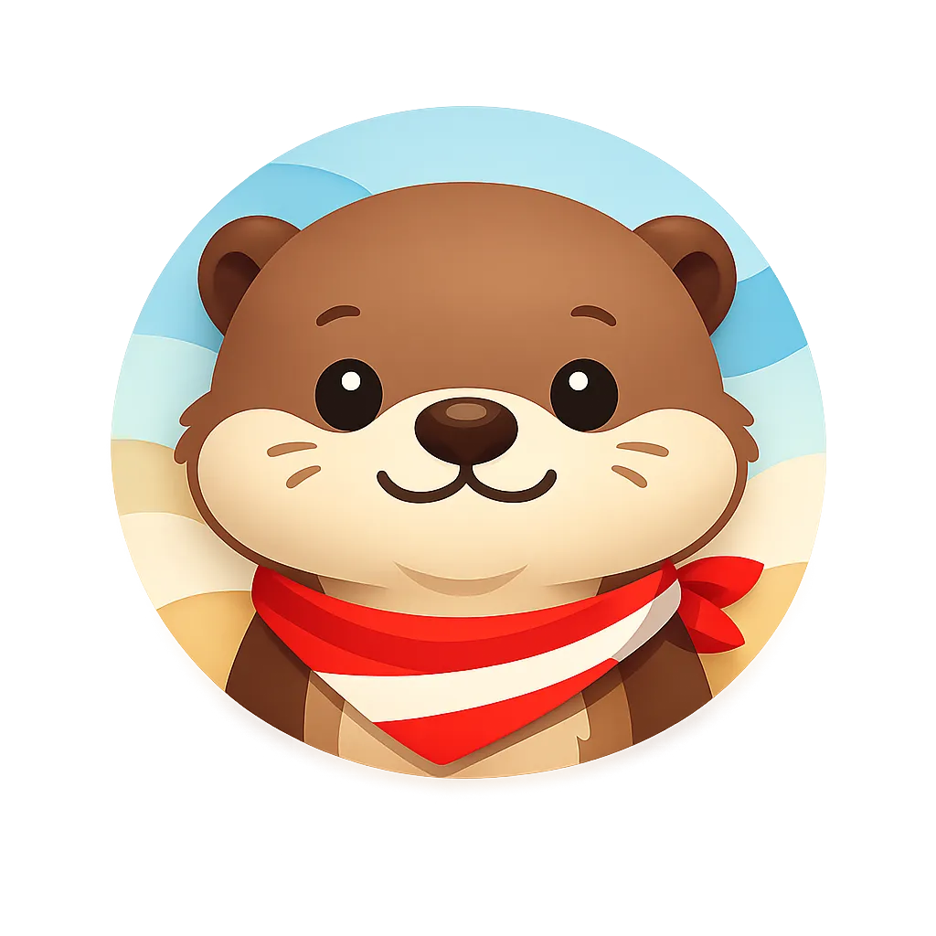 Cute flat cartoon raccoon face avatar icon with layered paper-cutout style for user review